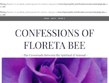 Tablet Screenshot of floretabee.com